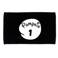 Pumpkin 1 2 3 4 5 Custom Personalize Halloween Microfiber Hand Towel