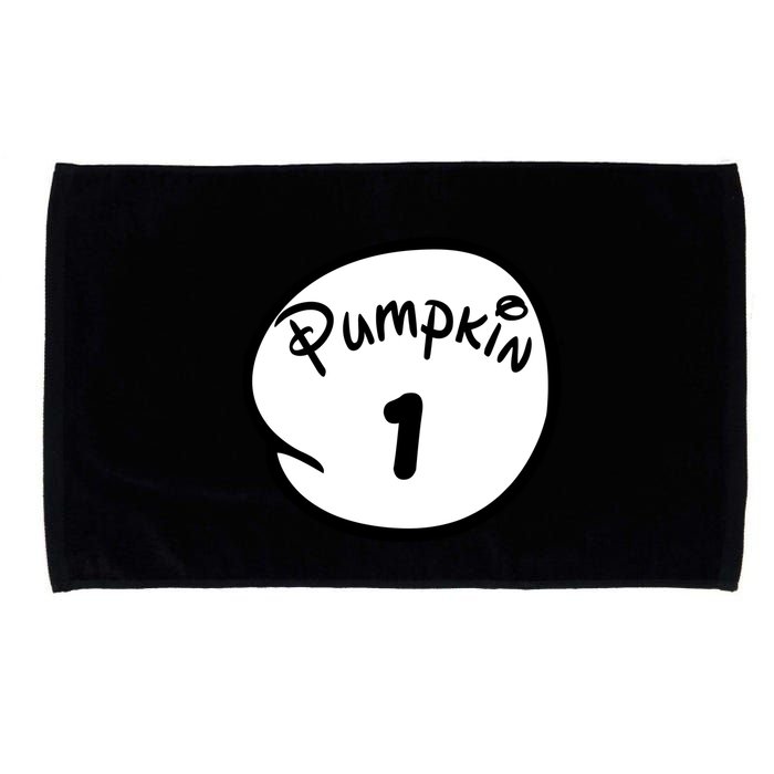 Pumpkin 1 2 3 4 5 Custom Personalize Halloween Microfiber Hand Towel