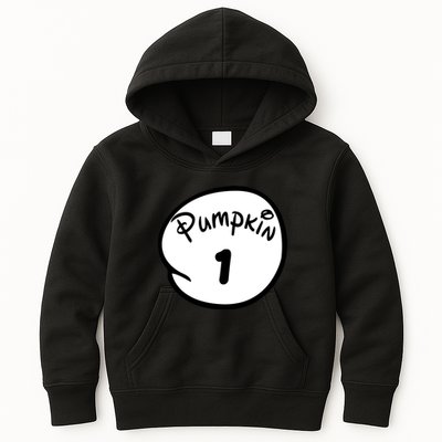 Pumpkin 1 2 3 4 5 Custom Personalize Halloween Kids Hoodie
