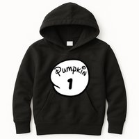Pumpkin 1 2 3 4 5 Custom Personalize Halloween Kids Hoodie