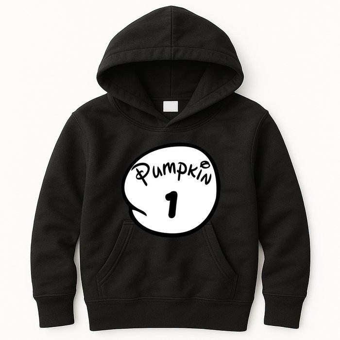 Pumpkin 1 2 3 4 5 Custom Personalize Halloween Kids Hoodie