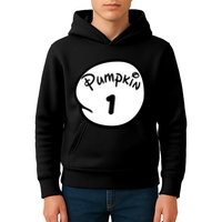 Pumpkin 1 2 3 4 5 Custom Personalize Halloween Kids Hoodie