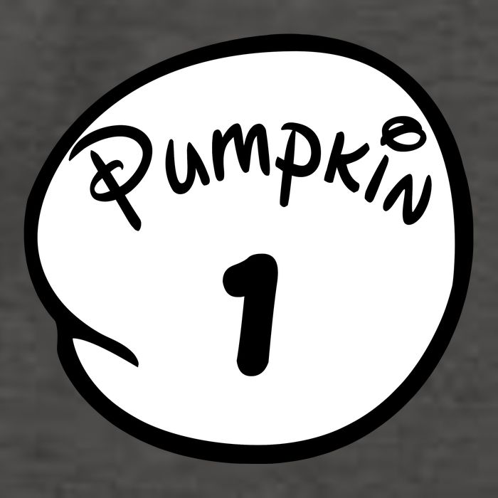 Pumpkin 1 2 3 4 5 Custom Personalize Halloween Vector Backpack