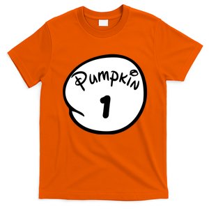 Pumpkin 1 2 3 4 5 Custom Personalize Halloween T-Shirt