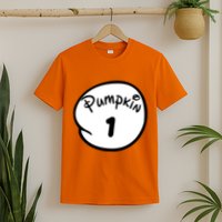 Pumpkin 1 2 3 4 5 Custom Personalize Halloween T-Shirt