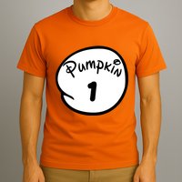 Pumpkin 1 2 3 4 5 Custom Personalize Halloween T-Shirt