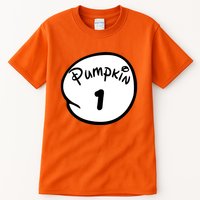 Pumpkin 1 2 3 4 5 Custom Personalize Halloween Tall T-Shirt