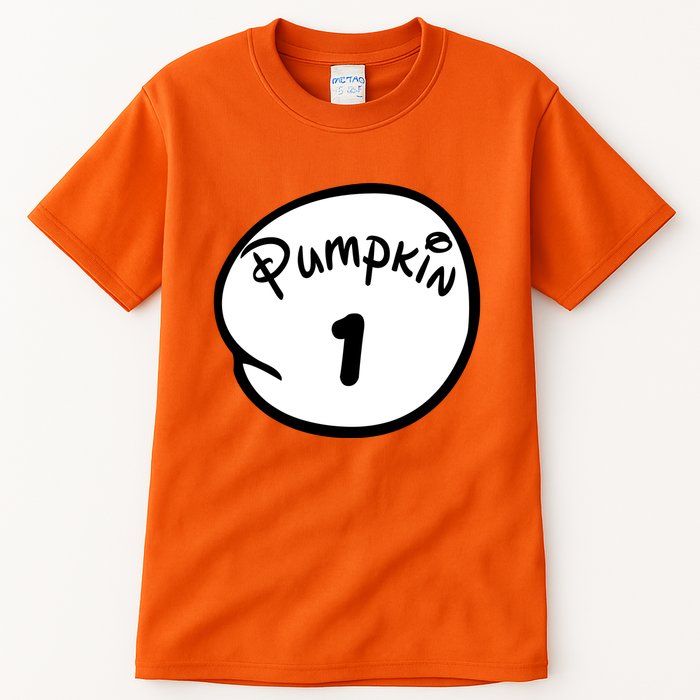 Pumpkin 1 2 3 4 5 Custom Personalize Halloween Tall T-Shirt