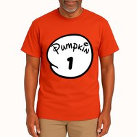 Pumpkin 1 2 3 4 5 Custom Personalize Halloween Tall T-Shirt