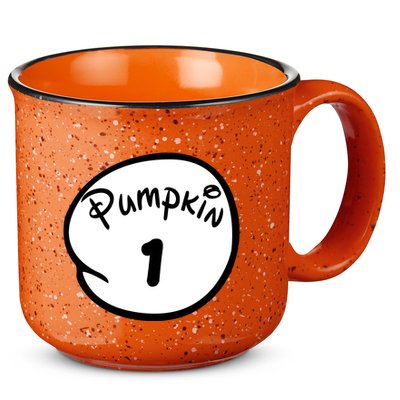 Pumpkin 1 2 3 4 5 Custom Personalize Halloween 15oz Campfire Ceramic Mug