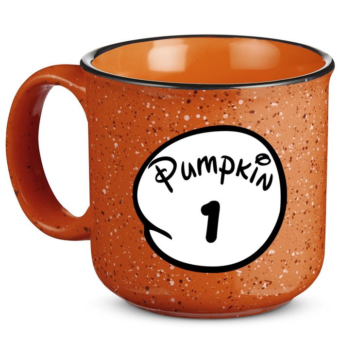 Pumpkin 1 2 3 4 5 Custom Personalize Halloween 15oz Campfire Ceramic Mug
