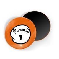 Pumpkin 1 2 3 4 5 Custom Personalize Halloween Magnet