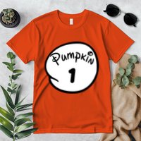 Pumpkin 1 2 3 4 5 Custom Personalize Halloween Premium T-Shirt