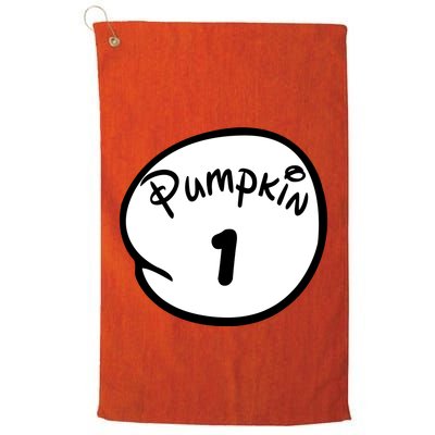 Pumpkin 1 2 3 4 5 Custom Personalize Halloween Golf Towel