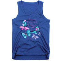 Psalm 16: 8 Christ Religious Butterfly Art Gift Tank Top