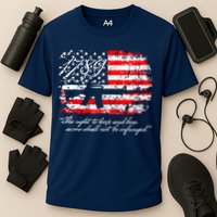Patriotic 1789 American Flag 2nd Amendment Gun Rights AR15 Cooling Performance Crew T-Shirt