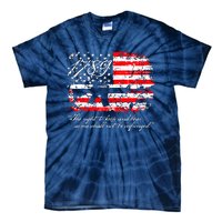 Patriotic 1789 American Flag 2nd Amendment Gun Rights AR15 Tie-Dye T-Shirt