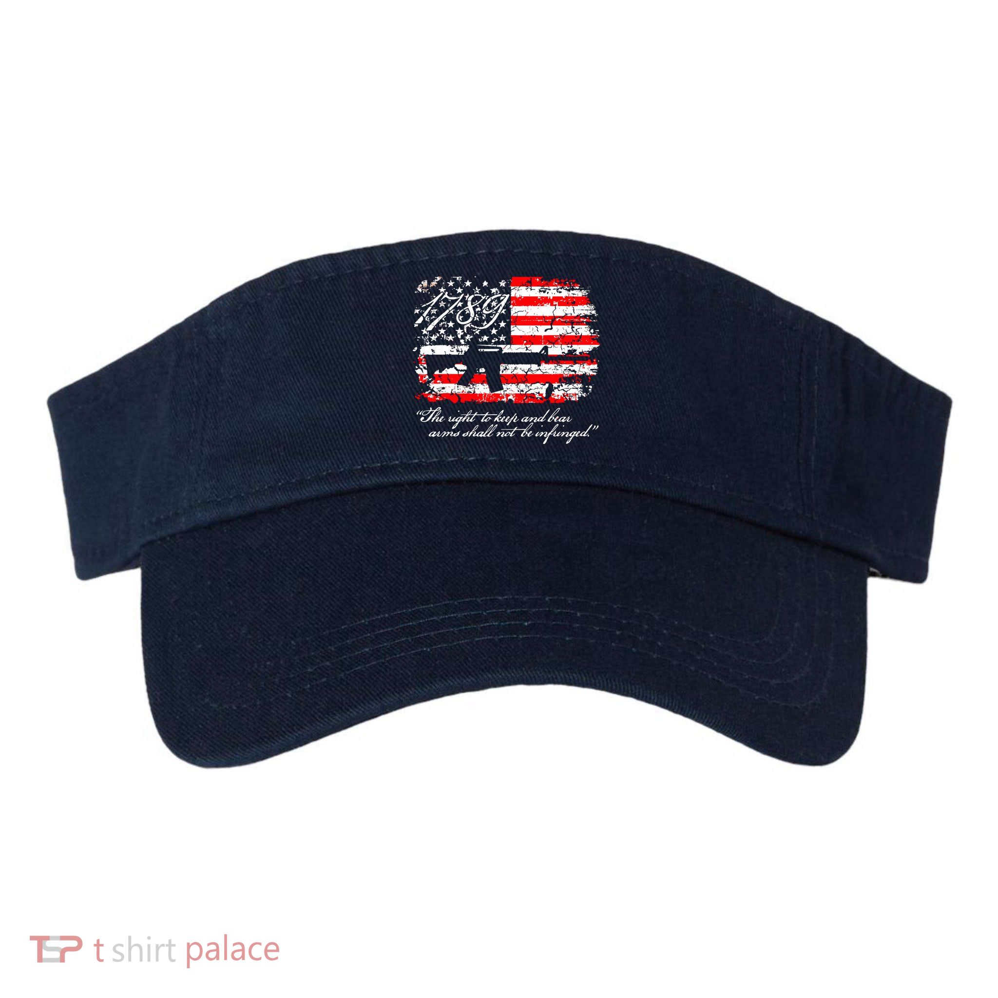 Patriotic 1789 American Flag 2nd Amendment Gun Rights AR15 Visor