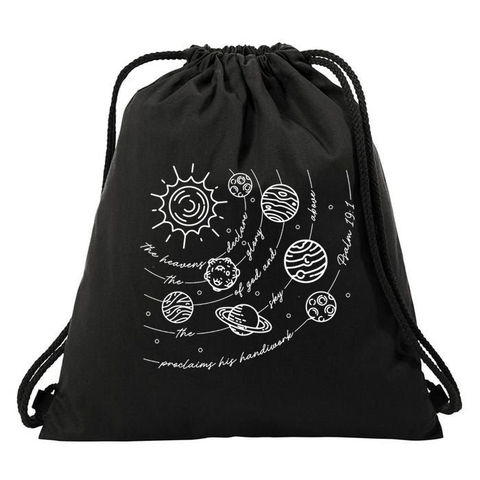 Psalm 191 Classical Conversations Cycle 2 Space, Christian Drawstring Bag