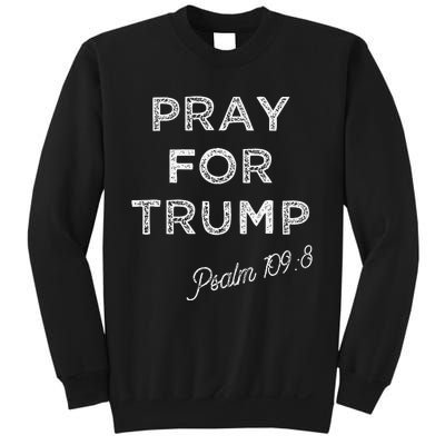 Psalm 1098 Christian Antitrump Pray For Trump Sweatshirt