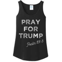 Psalm 1098 Christian Antitrump Pray For Trump Ladies Essential Tank