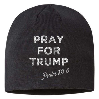 Psalm 1098 Christian Antitrump Pray For Trump Sustainable Beanie