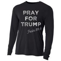 Psalm 1098 Christian Antitrump Pray For Trump Cooling Performance Long Sleeve Crew