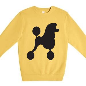 Poodle 1950s Costume Premium Crewneck Sweatshirt