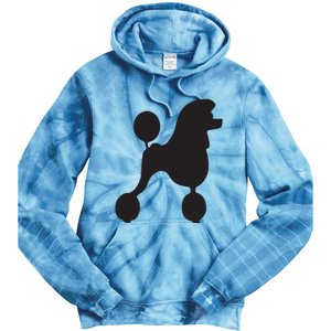 Poodle 1950s Costume Tie Dye Hoodie