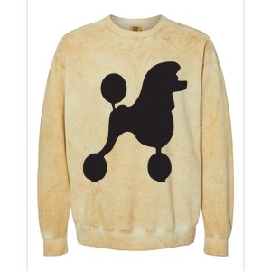 Poodle 1950s Costume Colorblast Crewneck Sweatshirt