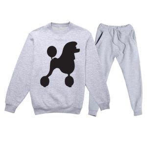 Poodle 1950s Costume Premium Crewneck Sweatsuit Set