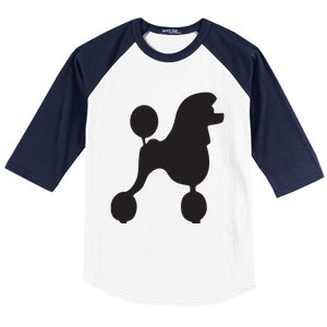 Poodle 1950s Costume Baseball Sleeve Shirt