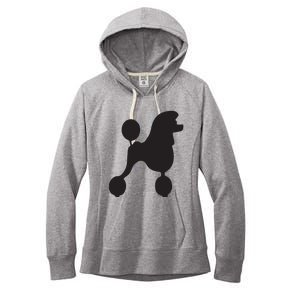 Poodle 1950s Costume Women's Fleece Hoodie