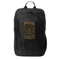 Paris 1889 Eiffel Tower World’s Fair City Backpack