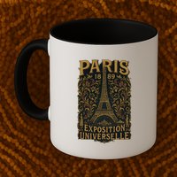 Paris 1889 Eiffel Tower World’s Fair Mug
