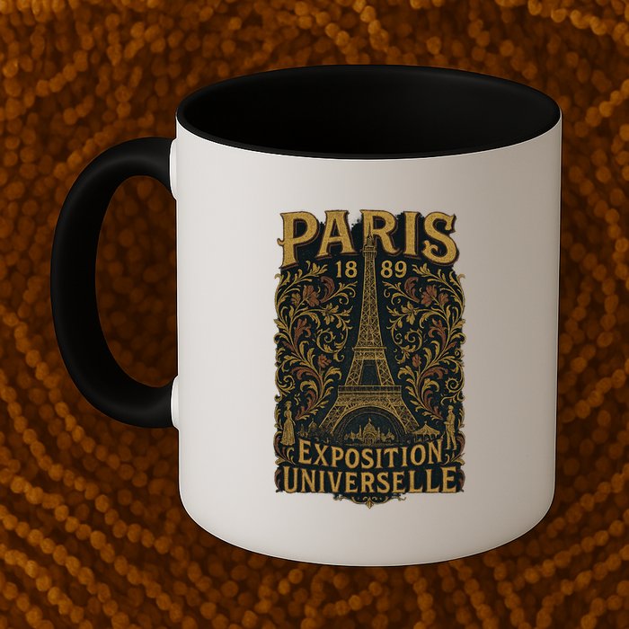 Paris 1889 Eiffel Tower World’s Fair Mug