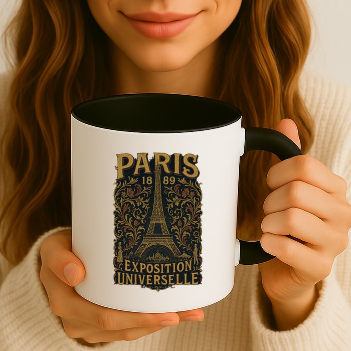 Paris 1889 Eiffel Tower World’s Fair Mug