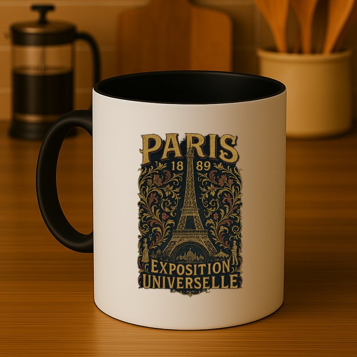 Paris 1889 Eiffel Tower World’s Fair Mug
