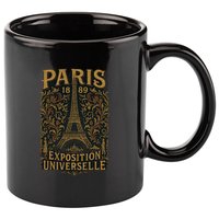 Paris 1889 Eiffel Tower World’s Fair 11oz C Handle Ceramic Mug
