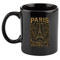 Paris 1889 Eiffel Tower World’s Fair 11oz C Handle Ceramic Mug