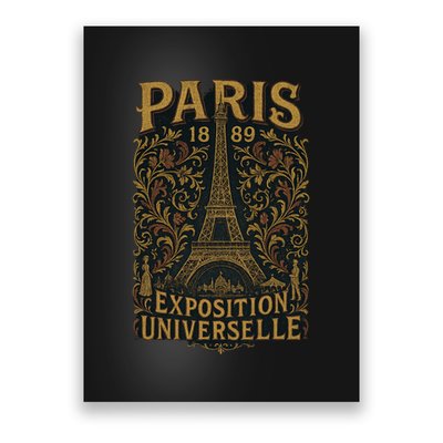 Paris 1889 Eiffel Tower World’s Fair Poster