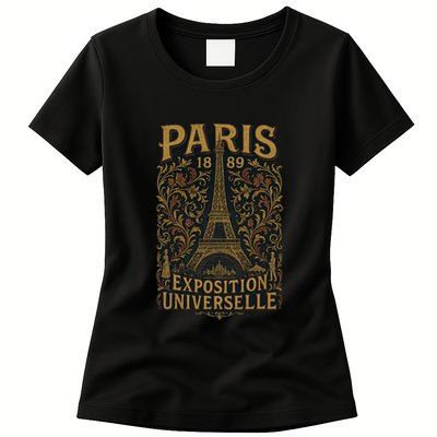 Paris 1889 Eiffel Tower World’s Fair Womens T-Shirt