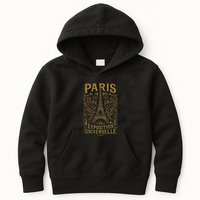 Paris 1889 Eiffel Tower World’s Fair Kids Hoodie