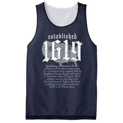 Project 1619 Established American Map Vintage Black History Mesh Reversible Basketball Jersey Tank