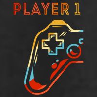 Player 1 Funny Video Game Lover Joystick Retro Matching  Gamer Couple Cool Comfort Performance Bucket Hat