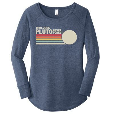 Pluto 1930funny Gift2006 Never Forget Space Gift Women's Perfect Tri Tunic Long Sleeve Shirt