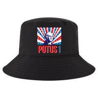 Potus 1 George Washington Retro Cool Comfort Performance Bucket Hat