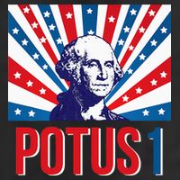 Potus 1 George Washington Retro Cool Comfort Performance Bucket Hat