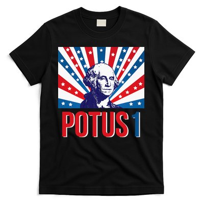 Potus 1 George Washington Retro T-Shirt