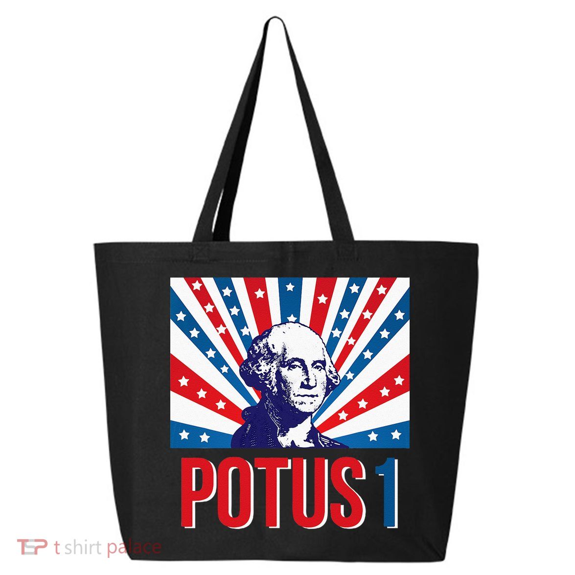 Potus 1 George Washington Retro 25L Jumbo Tote